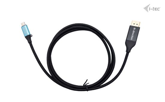 Image de i-tec USB-C DisplayPort Bi-Directional Cable Adapter 8K/30Hz 150cm (C31CBLDP8KBIDIR)