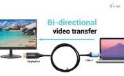 Image de i-tec USB-C DisplayPort Bi-Directional Cable Adapter 8K/30Hz 150cm (C31CBLDP8KBIDIR)