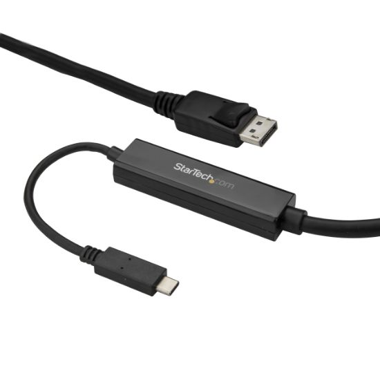 Image de StarTech.com Câble adaptateur USB-C vers DisplayPort 4K 60 Hz de 3 m - Noir (CDP2DPMM3MB)