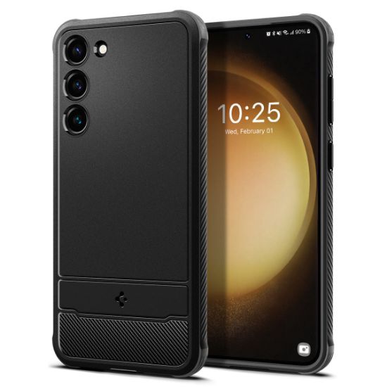 Image de SPIGEN Rugged Armor Backcover Samsung Galaxy S23 - Zwart - Noir (ACS05711)