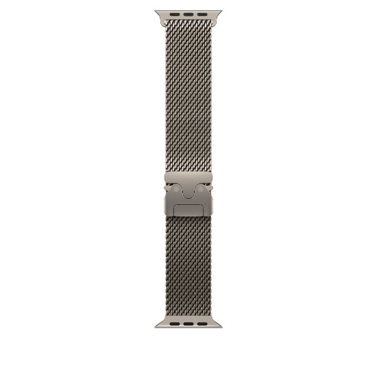 Image de APPLE Bracelet Milanais en titane naturel 49 mm - Small (MXKC3ZM/A)