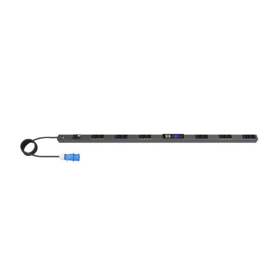 Image de Eaton Managed G4 Rack PDU, 39U, 7.4 kW, 32 A, 12xC13, 12xC39, 1730 x 52 x 53 mm, 3 m cord Distribution d'énergie - Noir (EVMAF132A)