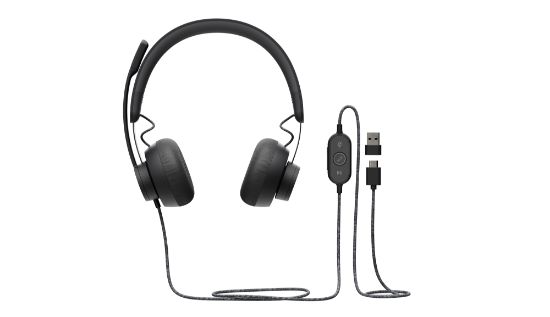 Image de Logitech Zone Casque Avec fil Arceau Appels/Musique USB Type-C Graphite (981-000875)
