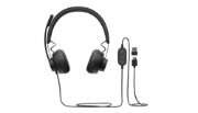 Image de Logitech Zone Casque Avec fil Arceau Appels/Musique USB Type-C Graphite (981-000875)