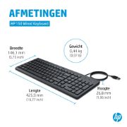 Image de HP Clavier filaire 150 (664R5AA)