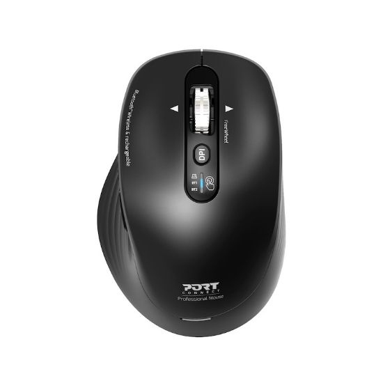 Image de Port Designs BUSINESS, sans fil 2.4 GHz Bluetooth, rechargeable, noir Souris (910202)