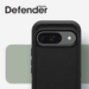 Image de OtterBox Defender Series pour Pixel 9, Pixel 9 Pro, Black - Noir (77-95590)