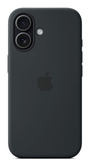 Image de Apple Coque en silicone avec MagSafe pour iPhone 17 - Noir (MGF14ZM/A)
