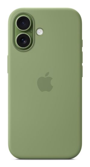 Image de Apple Coque en silicone avec MagSafe pour iPhone 17 - Vert ardoise (MGEX4ZM/A)