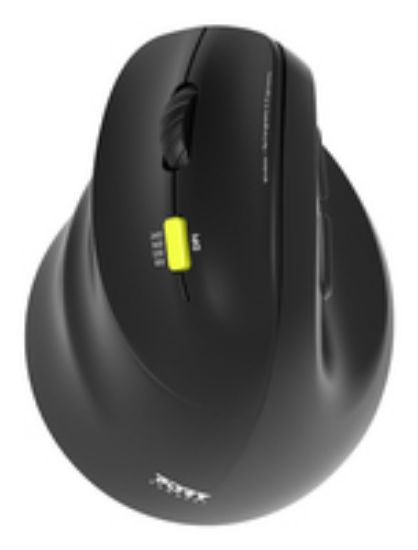 Image de Port Designs ERGO gaucher sans fil 2.4 GHz Bluetooth, rechargeable, 800/1200/1600/2400 DPI, noir Souris (910008)