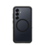 Image de OtterBox Defender XT with Magnets Series pour Samsung Galaxy S25, transparente/noir - Noir,Transparent (77-97580)
