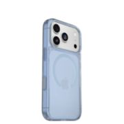 Image de OtterBox Symmetry Clear MagSafe Series pour Apple iPhone 17 Pro, Silver Glade - Bleu,Transparent (77-98849)