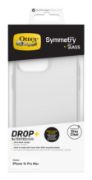 Image de OtterBox Pack de protection contre les chutes pour iPhone 14 Pro Max; Symmetry Clear, supporte 3 x plus de chutes que la norme militaire et protecteur écran en verre, 3x anti-r ... (78-80924)