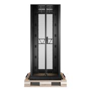 Image de APC Rack NetShelter SX Advanced, 42U, 800 mm, 1 295 mm, avec kit antichoc, noir (AR9580SPB2)