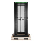 Image de APC Rack NetShelter SX Advanced, 42U, 800 mm, 1 295 mm, avec kit antichoc, noir (AR9580SPB2)