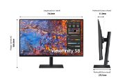 Image de Samsung LS32B800PXU écran plat de PC 81,3 cm (32") 3840 x 2160 pixels 4K Ultra HD LCD Noir (LS32B800PXUXEN)