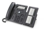Image de Cisco IP Phone 6800 Key Expansion Module, 2 Greyscale Displays, Adds 14 Line Keys and 2 Page Buttons, 1-Year Limited Hardware Warranty - Gris (CP-68KEM-3PCC=)
