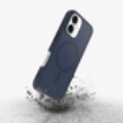Image de OtterBox Symmetry Series Clear pour MagSafe pour Apple iPhone 16, Blue Bear - Bleu,Translucide (77-96364)