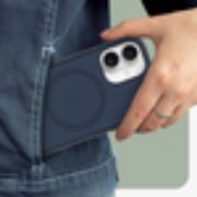 Image de OtterBox Symmetry Series Clear pour MagSafe pour Apple iPhone 16, Blue Bear - Bleu,Translucide (77-96364)