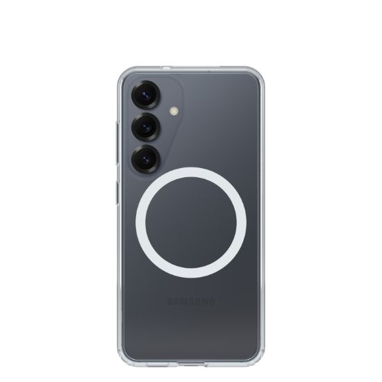 Image de OtterBox Symmetry Series with Magnets pour Samsung Galaxy S25, transparente - produits livrés sans emballage (77-97601)