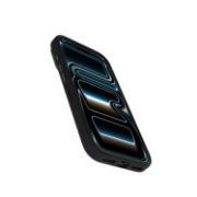 Image de OtterBox Symmetry Cactus Leather Series pour Apple iPhone 17 Pro, Noir Ash (77-99045)