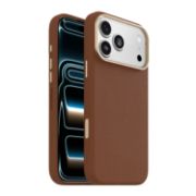 Image de OtterBox Symmetry Cactus Leather Series pour Apple iPhone 17 Pro Max, Desert Saddle - Marron (77-99065)