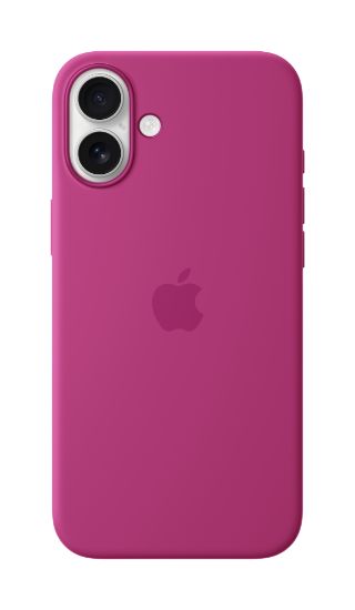 Image de Apple Coque en silicone avec MagSafe pour iPhone 16 Plus - Fuchsia (MYYE3ZM/A)