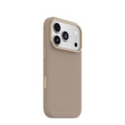 Image de OtterBox Symmetry Cactus Leather Series pour Apple iPhone 17 Pro, Cottonwood Glen - Gris clair (77-99057)