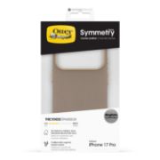 Image de OtterBox Symmetry Cactus Leather Series pour Apple iPhone 17 Pro, Cottonwood Glen - Gris clair (77-99057)