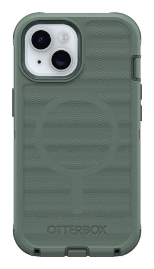 Image de OtterBox Defender Series pour MagSafe pour Apple iPhone 17e/16e/15/14/13, Forest Ranger - Vert (77-97536)