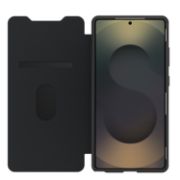 Image de OtterBox React Folio Series pour Samsung Galaxy S25 Ultra, transparente/noir - produits livrés sans emballage - Transparent,Noir (77-97834)