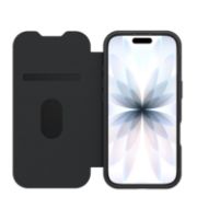 Image de OtterBox React Folio MagSafe Series pour Apple iPhone 17, noir Crystal, transparente/noir - Noir,Transparent (77-98586)
