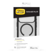 Image de OtterBox Defender Pro XT Clear Series pour Apple iPhone 17 Pro, transparente/noir - Noir,Transparent (77-98516)
