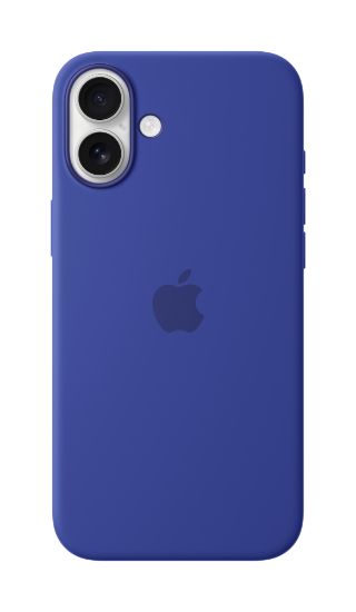 Image de Apple Coque en silicone avec MagSafe pour iPhone 16 Plus - Outremer - Bleu (MYYF3ZM/A)