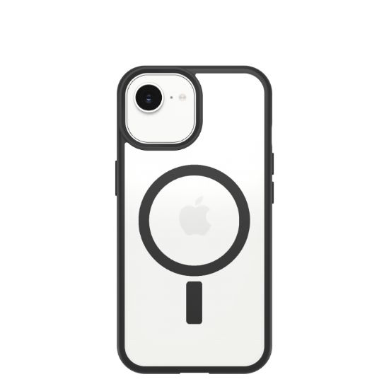 Image de OtterBox React pour MagSafe Series pour Apple iPhone 17e/16e/15/14/13, transparente/noir - ProPack - Noir,Transparent (77-98204)