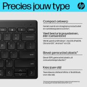 Image de HP Clavier Bluetooth multi-périphériques compact 350 (692S8AA#ABB)