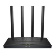 Image de TP-Link Omada AC1350, 2.4 GHz (450 Mbps) + 5 GHz (867 Mbps), 16 MB NORFLASH, 128 MB DDR2, 215 x 117 x 32 mm Routers - Noir (ER605W)