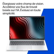 Image de HP EliteBook 8 G2a Next Gen AI Copilot+ PC AMD Ryzen AI 5 435 Ordinateur portable 40,6 cm (16") WUXGA 16 Go DDR5-SDRAM 512 Go SSD Wi-Fi 7 (802.11be) Windows 11 Pro Argent (DW7J6ET#UUG)