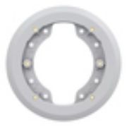 Image de Axis TP1601 ADAPTER PLATE Accessoire caméra de surveillance - Blanc (02083-001)