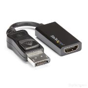 Image de StarTech.com Adaptateur DisplayPort vers HDMI - M/F - Ultra HD 4K 60 Hz - Noir (DP2HD4K60S)