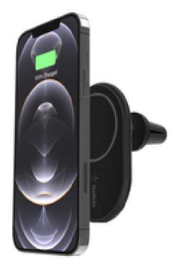 Image de Belkin chargeur d'appareils mobiles Smartphone Noir USB Recharge sans fil Auto (WIC004BTBK)