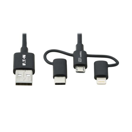 Image de Tripp Lite câble USB 1,83 m USB 2.0 USB A Micro-USB B Noir (M101-006-LMC-BK)