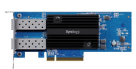 Image de Synology Dual-port 25GbE SFP28 add-in card for systems Carte de réseaux - Bleu (E25G30-F2)