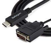 Image de StarTech.com Câble adaptateur USB-C vers DVI-D de 2 m - 1920 x 1200 (CDP2DVIMM2MB)