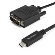 Image de StarTech.com Câble adaptateur USB-C vers DVI-D de 2 m - 1920 x 1200 (CDP2DVIMM2MB)
