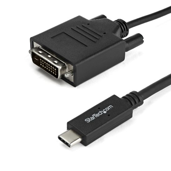 Image de StarTech.com Câble adaptateur USB-C vers DVI-D de 2 m - 1920 x 1200 (CDP2DVIMM2MB)