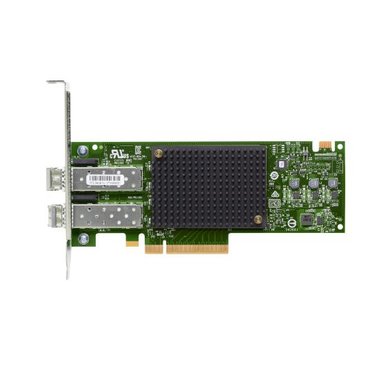 Image de HP E SN1200E 16Gb Dual Port Fibre Channel Host Bus Adapter Carte de réseaux - Noir,Vert (Q0L14A)