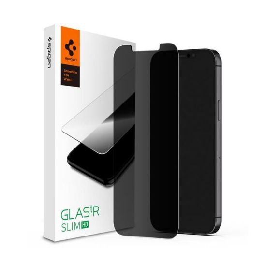 Image de SPIGEN iPhone 13 Pro / iPhone 13 GLAS.tR Privacy HD Premium Tempered Glass Filtre écran - Transparent (AGL03393)