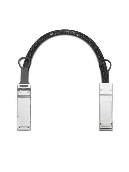Image de Lenovo câble InfiniBand et à fibres optiques 0,4 m QSFP Noir (4X91U42988)