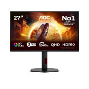 Image de AOC G4 écran plat de PC 67,3 cm (26.5") 2560 x 1440 pixels Noir, Rouge (Q27G4ZDRAD)